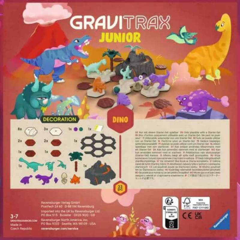Društvena igra GraviTrax Junior Proširenje Dino RA24587 