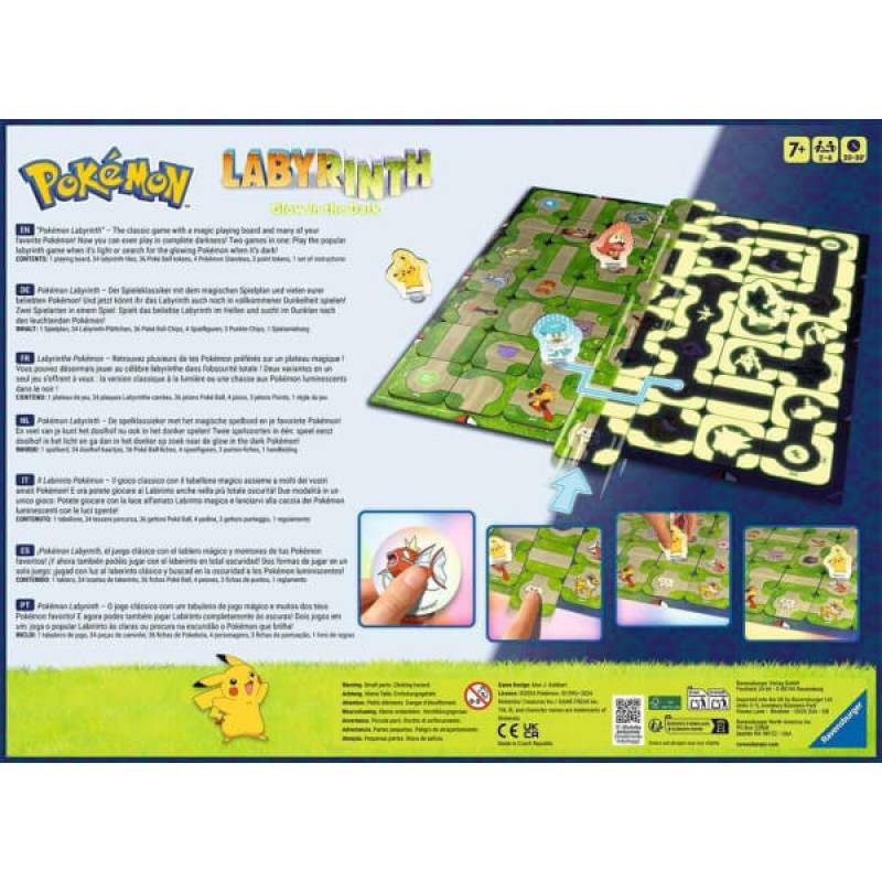 Društvena igra Pokemon lavirint Glow in the Dark RA22705 