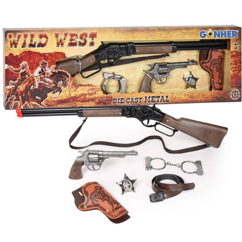 Divlji zapad set oružja  sa puškom 24606 