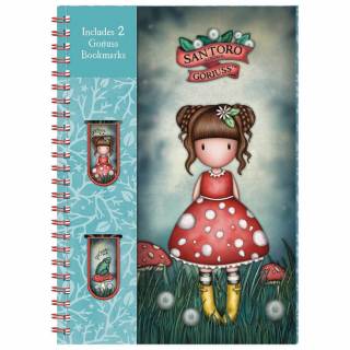 Notes spirala A5 linije sa dva magneta Little Mushroom 1336GJ01 