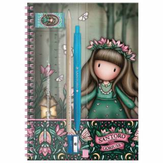 Notes spirala A5 linije Woodland Wildflower 1344GJ04 