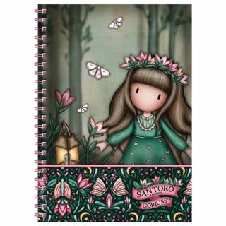 Notes spirala A5 linije Woodland Wildflower 1344GJ04 