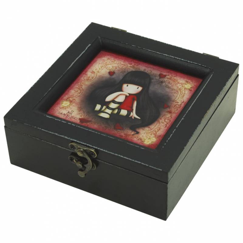 Kutija ukrasna drvena Toadstools 521GJ03 