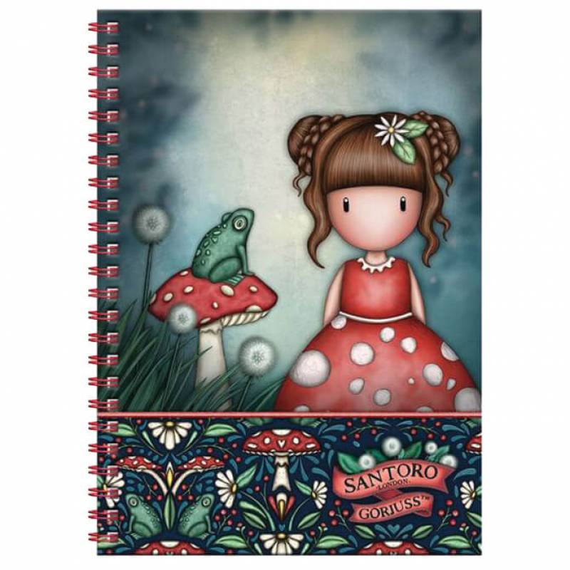 Notes spirala A5 linije Little Mushroom 1344GJ03 