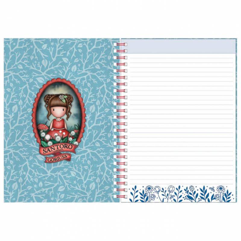 Notes spirala A5 linije sa dva magneta Little Mushroom 1336GJ01 