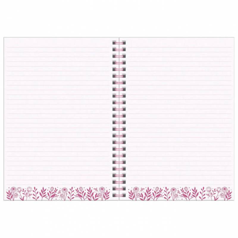 Notes spirala A5 linije Woodland Wildflower 1344GJ04 