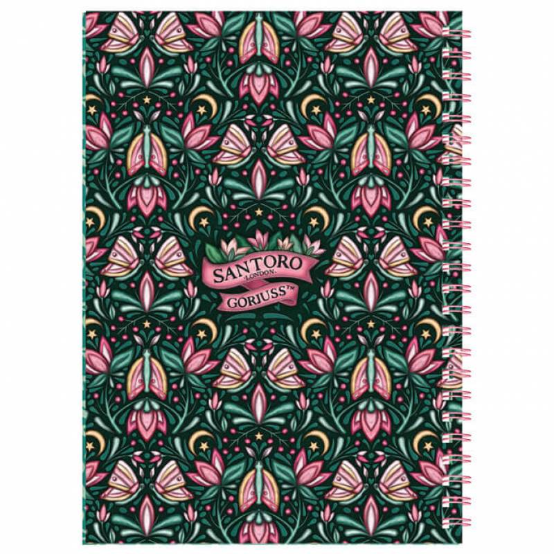 Notes spirala A5 linije sa dva magneta Woodland Wildflower 1336GJ02 