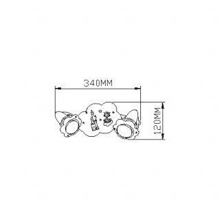 Dečija lampa-mitea M261C2 