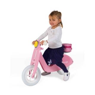 Drveni balans bicikl – Mademoiselle Pink Scooter J03239 