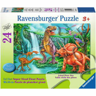 Ravensburger puzzle (slagalice) - Velike podne puzle Dinosaurus, RA05541 