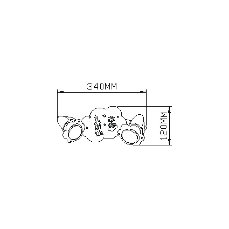 Dečija lampa-mitea M261C2 