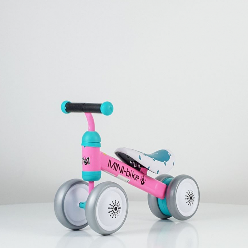 Baby bicikl balans model 753 tirkizno-roze 