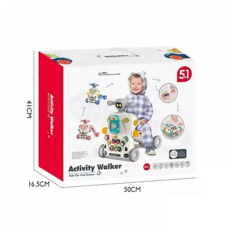 Hodalica za bebe 5u1 plava 100/71394 