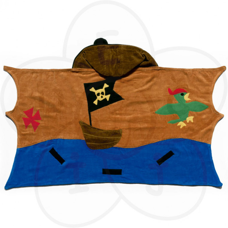Ogrtač - peškir pirat, za plažu i kupanje-srednji 