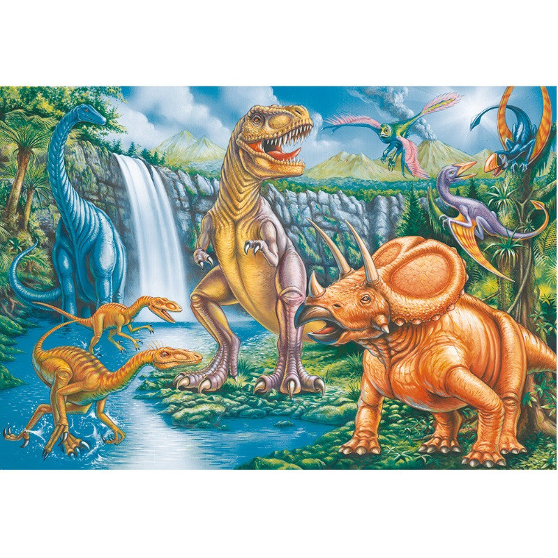 Ravensburger puzzle (slagalice) - Velike podne puzle Dinosaurus, RA05541 
