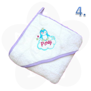 Peškir za bebe sa kapuljačom 100 x 100cm 