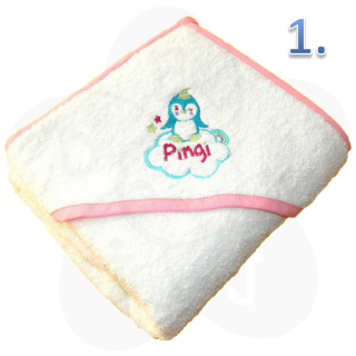 Peškir za bebe sa kapuljačom 100 x 100cm 