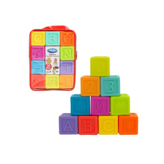 Igračke za bebe Playgro gumene kocke 0185196 