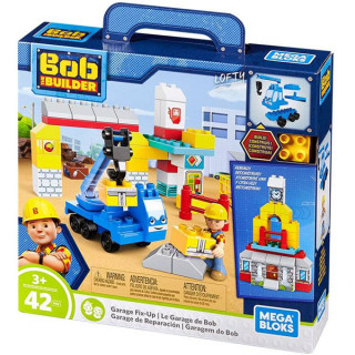 Bob Builder Kocke Mega Bloks Garaža 42pcs FFF23 