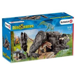 Dinosaurus set sa pećinom 