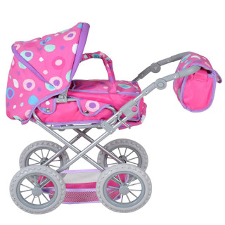 Kolica za lutke Knorr Toys RUBY pink splash 63115 