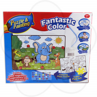 Puzzle za decu Slon set za bojenje 