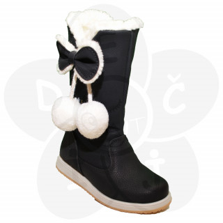 Čizme za devojčice, crne 