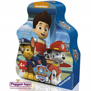 Ravensburger puzzle (slagalice) - Paw patrol puzle u obliku 