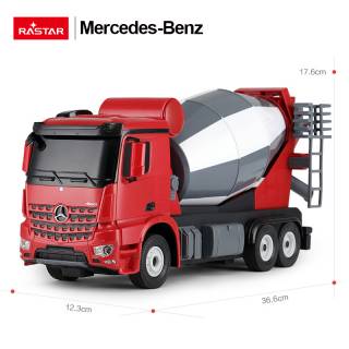R/C Rastar 1:24 Mercedes Benz Arocs Transport Mixer 53/78900 