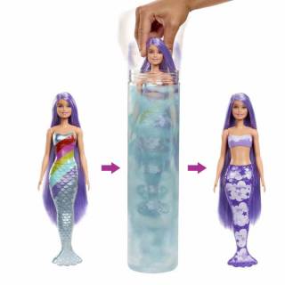 Barbie lutka Color Reveal Sirena 22 HCC46 