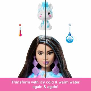 Barbie lutka Color Reveal Zebra 1100034588 