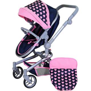 Kolica za lutke Boonk- Pink Hearts  909412 