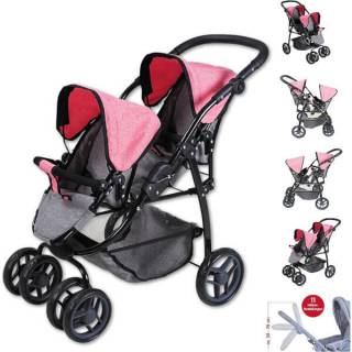 Kolica za lutke Milo Twins 164224 