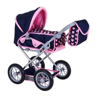 Kolica za lutke Ruby Pink Hearts 63141 