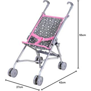 Kolica za lutke Sim Star Grey 126079 