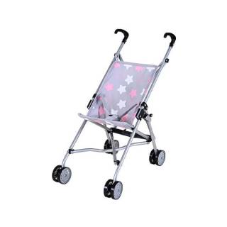 Kolica za lutke Sim Star grey pink 126444 