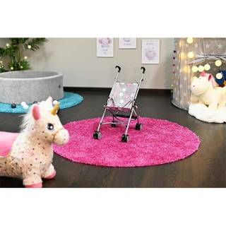 Kolica za lutke Sim Star grey pink 126444 