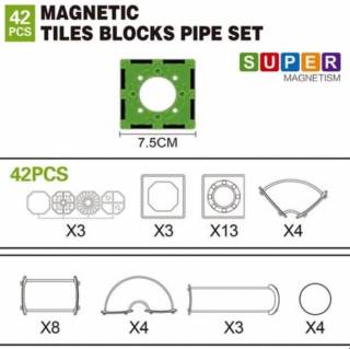 Magnetne ploćice 42 komada 11/56952 