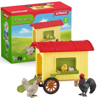 Pokretni kokošinjac 42572 