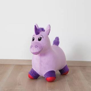 Poni za skakanje sa plisanom navlakom 59048 