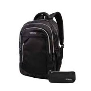Ranac i pernica set Silvra Black 29807 
