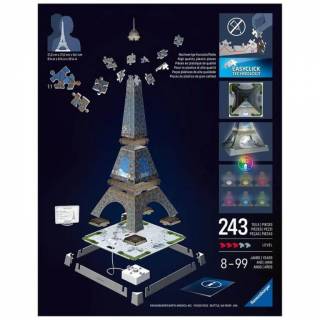 Ravensburger 3D puzzle Ajfelov toranj sa svetlom RA12008024 