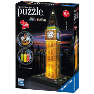 Ravensburger 3D puzzle Big Ben noću RA12588 