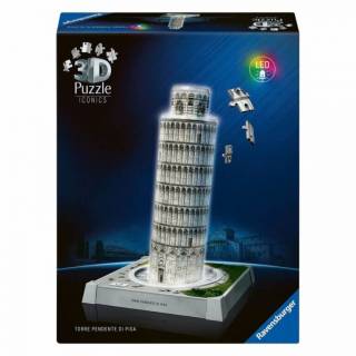 Ravensburger 3D puzzle krivi toranj u Pizi sa svetlom RA12008028 