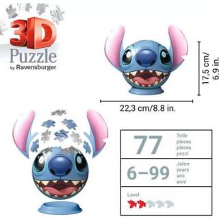 Ravensburger 3D puzzle Stitch sa ušima RA11574 