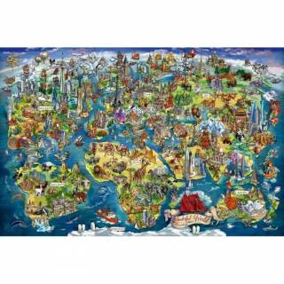 Ravensburger puzzle Mapa sveta RA12001738 