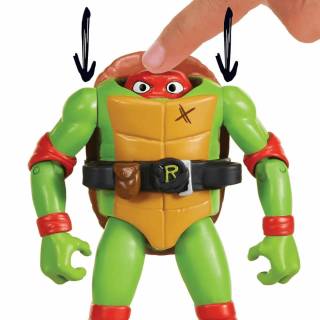 TMNT figura Rafaelo sa skrivajućom glavom 