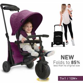 Tricikl Smart Trike Folding 500 plus 9M+ Melange purple 5050600 