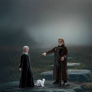 Wizarding World Mad-Eye Moody & Draco Malfoy with Ferret 14907 