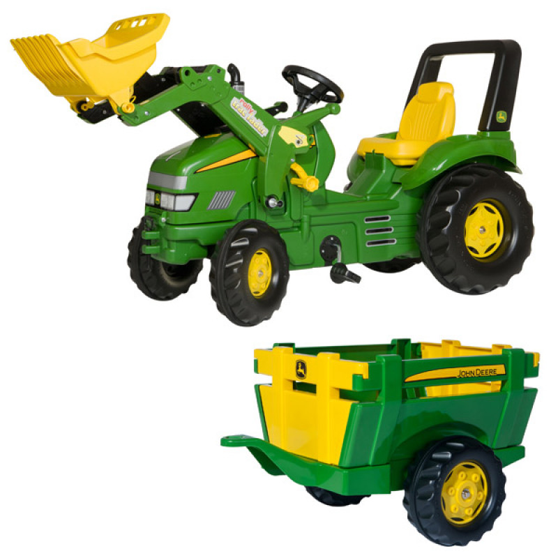 Traktor na pedale Utovarivač sa Farm prikolicom 049523 